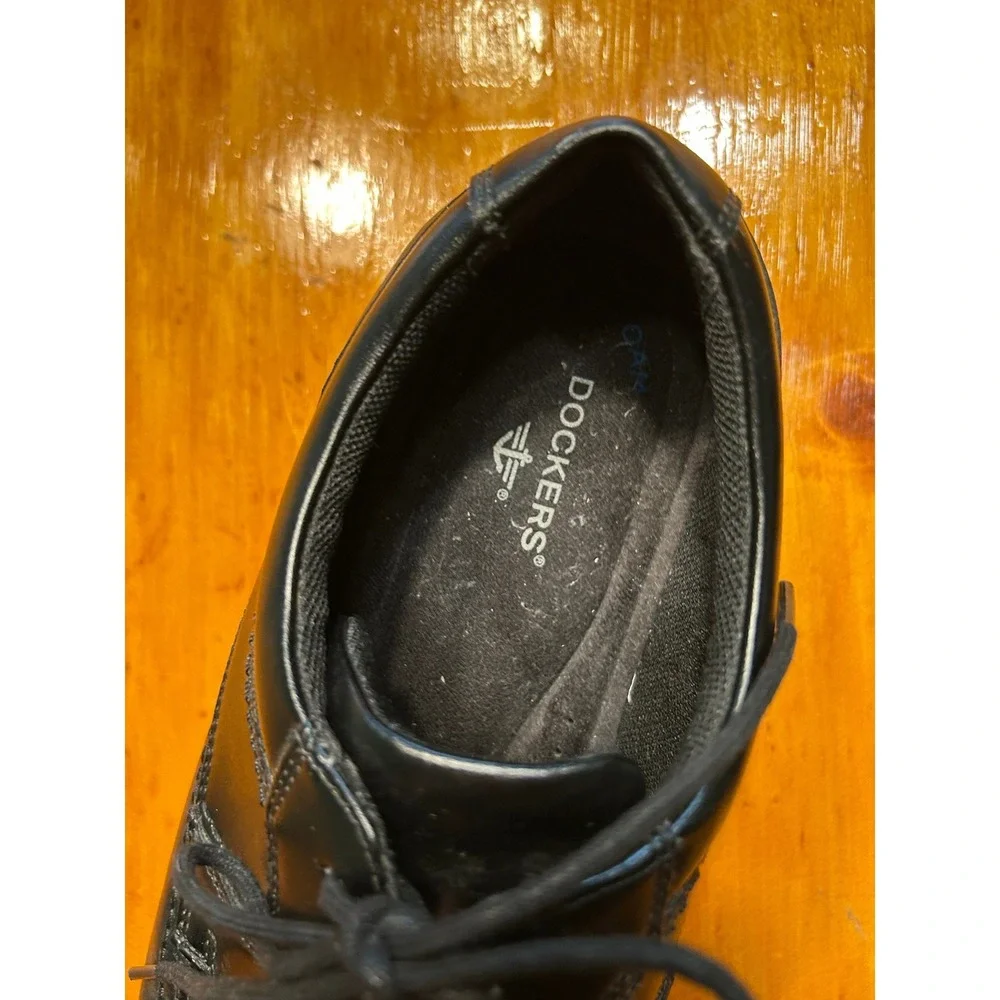 Dockers Mens Black Bicycle Toe Memory Foam Dress Shoes Oxfords‎ 11M Professional